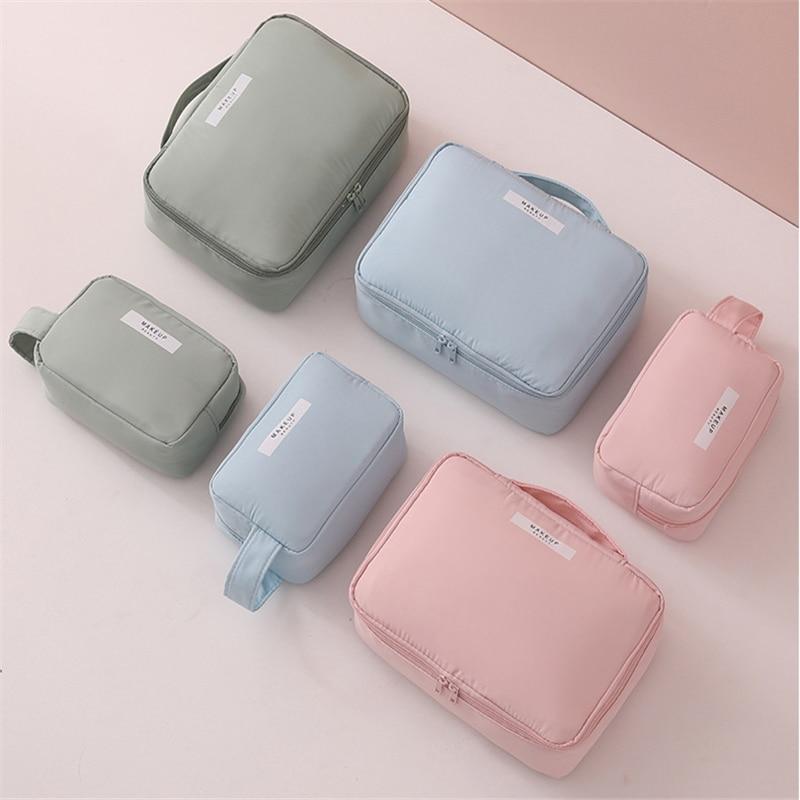Косметичка для женщин, органайзер для туалетных принадлежностей, водостойкая дорожная сумка для хранения макияжа, женская портативная косметичка большой емкости