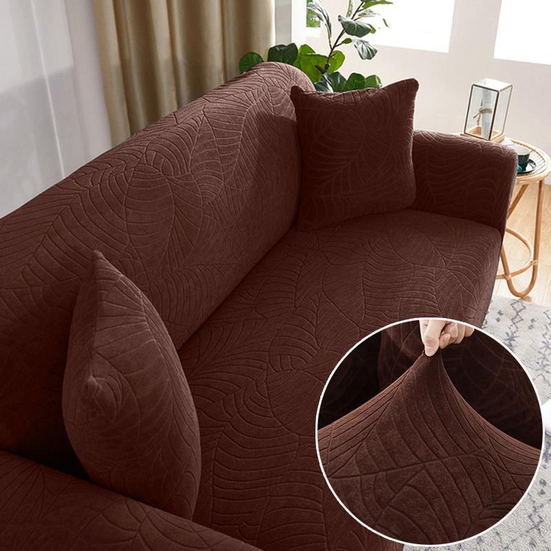 Thick Jacquard Sofa Cover for Living Room 1/2/3/4 Seater Elastic Sofa Cover L-shaped Corner Sofa Cover