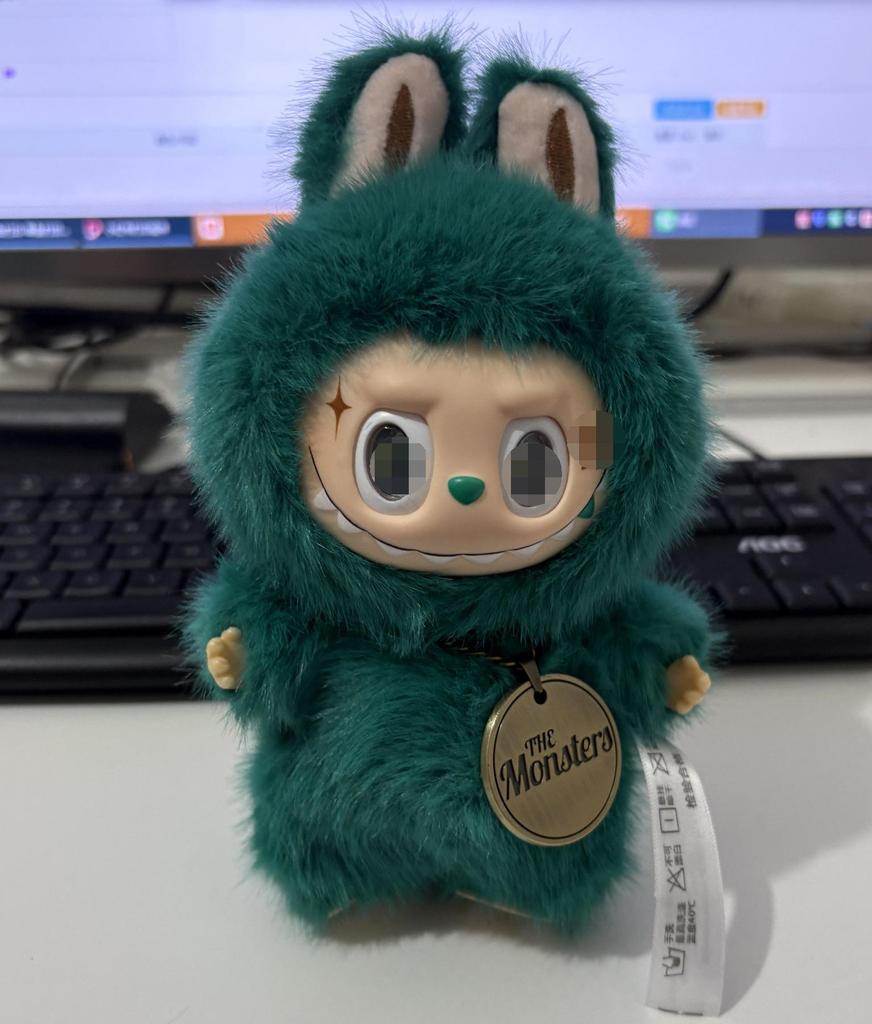 Кастомная кукла Labubu ZIMOMO: Маленький Вождь Розовый Ангел-Бабочка Подарок