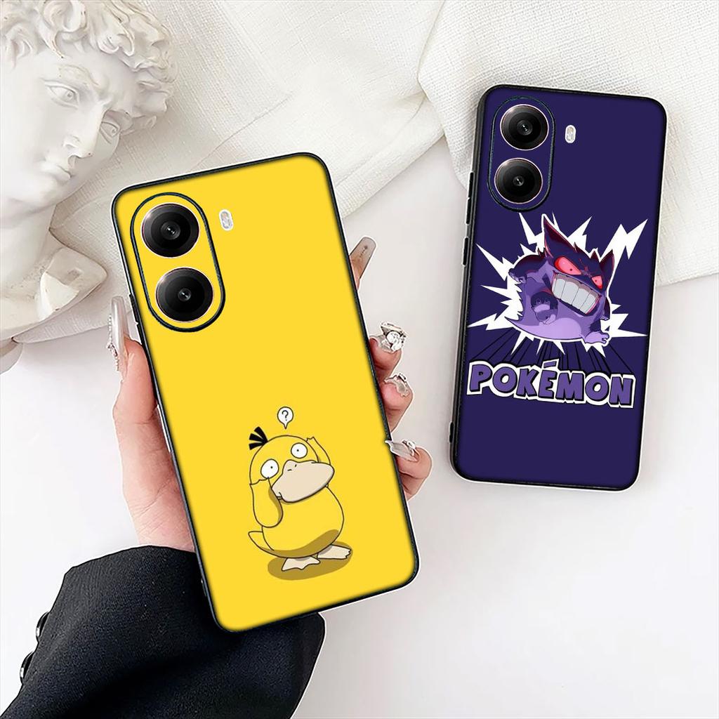 P-Pokemons GO Gengar P-Pikachus Phone Cover for Xiaomi Poco C85 C65 C75 X7 X6 M6 M8 F7 F8 Ultra F6 Pro 4G 5G Protective Case