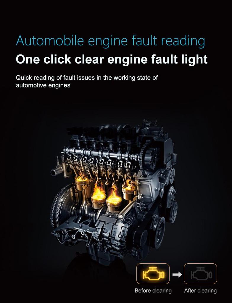 V521 Многофункциональный диагностический инструмент OBD для автомобиля