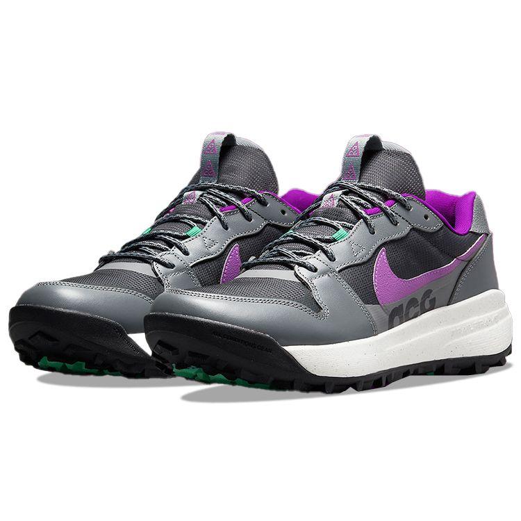 Nike ACG Lowcate Smoke Grey Vivid Purple Кроссовки унисекс Phantom Dark-Smoke-Grey DX2256-002