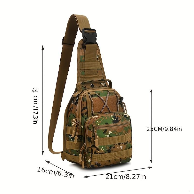 Мужская модная водонепроницаемая нагрудная сумка, камуфляжная тактическая сумка, повседневная походная сумка, уличная сумка-слинг