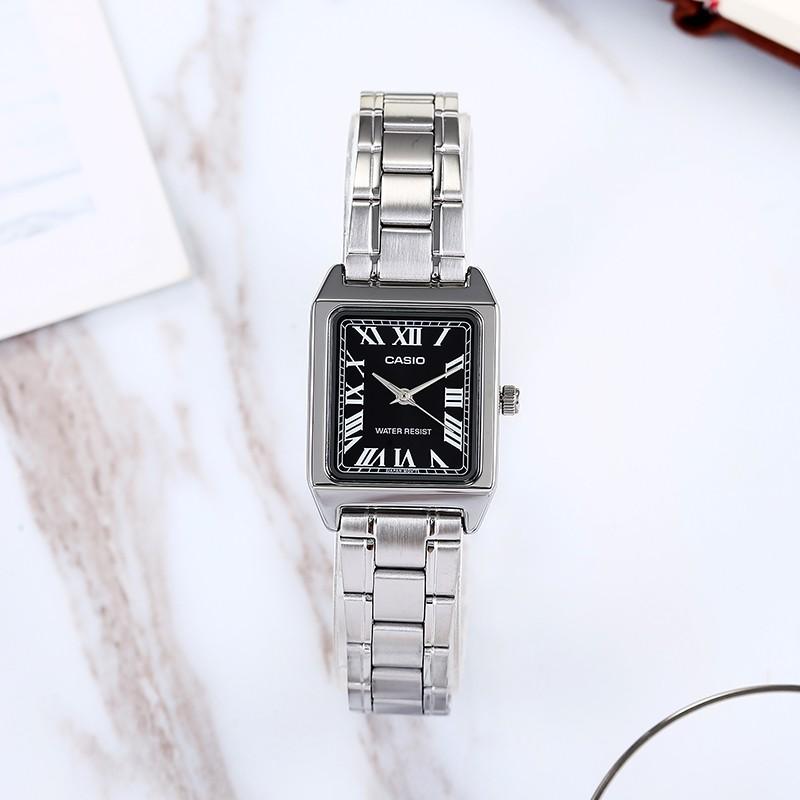 Casio Женские часы стандартной серии Черные LTP-V007D-1B LTP-V007D-1B