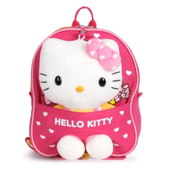 Hello Kitty Seat Belt Detachable Doll Backpack KTY-PB24P, a Popular Character In Korea