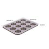 Carbon Steel Cupcake Tin 12-Cup Design Baking Pan Tea Cakes Bakeware Tray  Home Baking