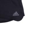 adidas Женская футболка с коротким рукавом и круглым вырезом из регулярной серии для бега, черная BP7463