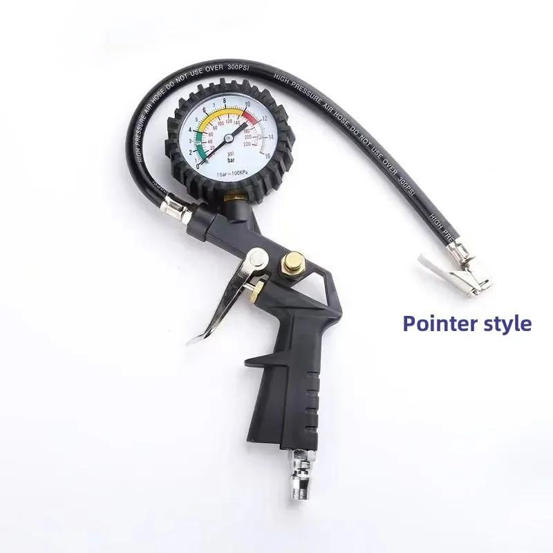Universal Oil-Resistant Digital Tire Pressure Gauge with Inflator High-Precision Car Tire Measurement Professional Tool
