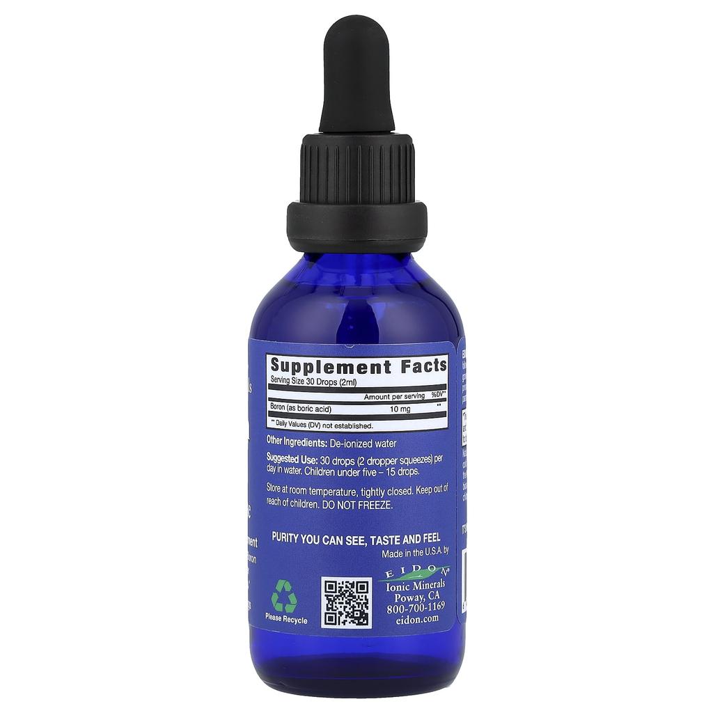 Бор, Жидкий концентрат, 60 мл (2 унции)