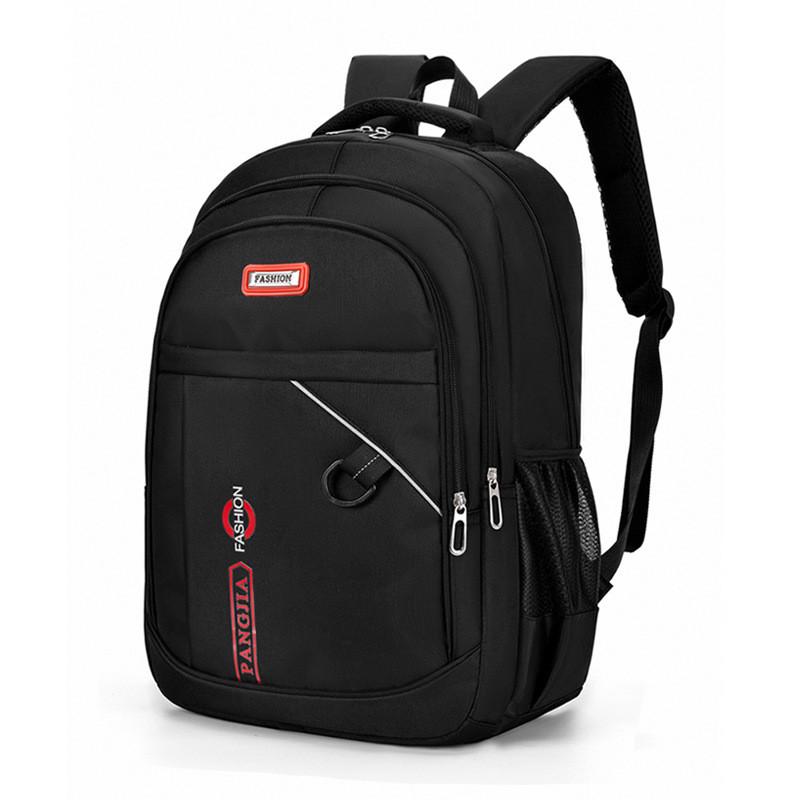 Backpack Oxford With Breathable Mesh And Letter Design For Office And Outdoor