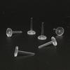 Plastic Flat Stud Pin Anti Allergy Jewelry Parts Jewelry accessory Stud Earring Jewelry Making
