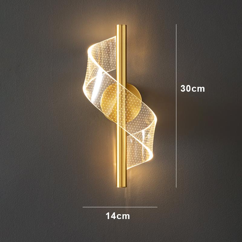 Modern Minimalist LED Wall Lamp Home Indoor Decor Wall Sconce For Living Room Bedroom Bedside Backgroud Light Decoration