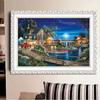 DIY алмазная живопись ночной город набор для вышивки крестом мозаика искусство алмазная живопись полный круг/квадратный алмаз украшение дома