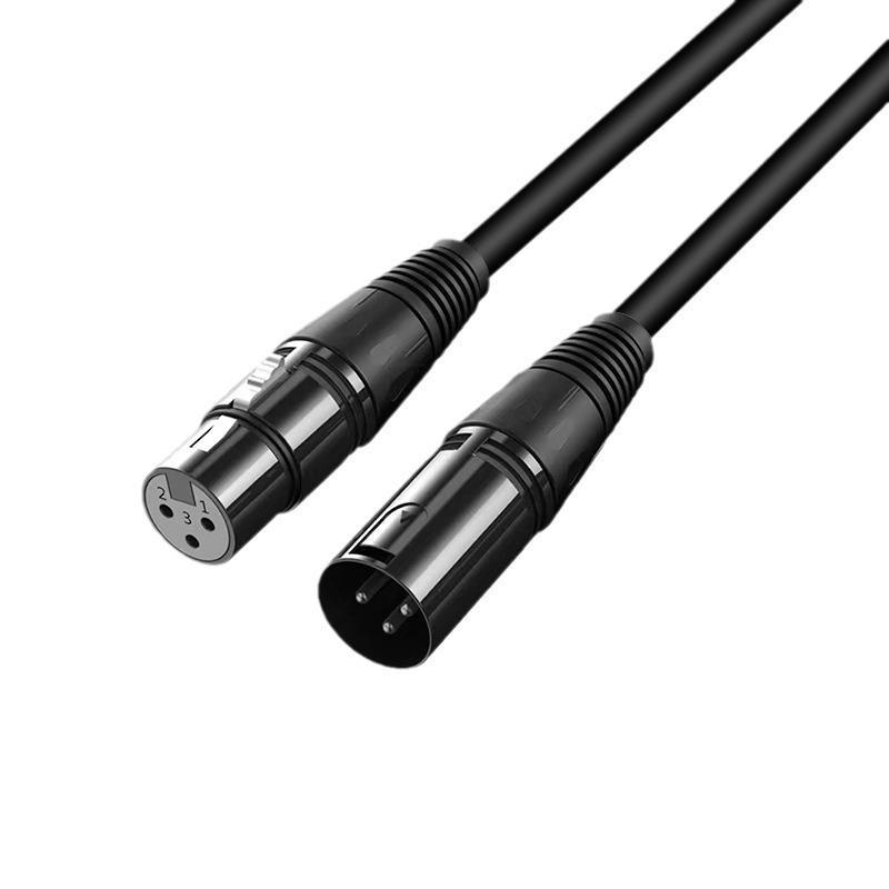 Микрофонный кабель XLR «папа-мама» — сбалансированный аудиокабель из чистой меди.