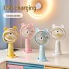 Мини-портативный настольный вентилятор с USB-зарядкой для студентов и детей