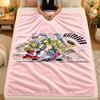 Flannel BlanketAsterix & Obelix Warm Soft Throw Blanket for Indoor Sofa Bed Living Room Use
