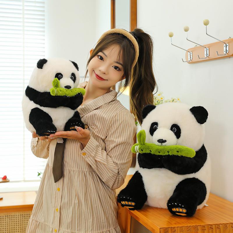 Bamboo Panda Toy Animal Stuffed Plush Cartoon Dolls Children Gifts Birthday
