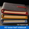 A5/B5 Buckle Student Subject Notebook, Business Loose-leaf Notepad, Diary, Work Meeting Record Book, Travel Log, 80 Sheets 160 Pages