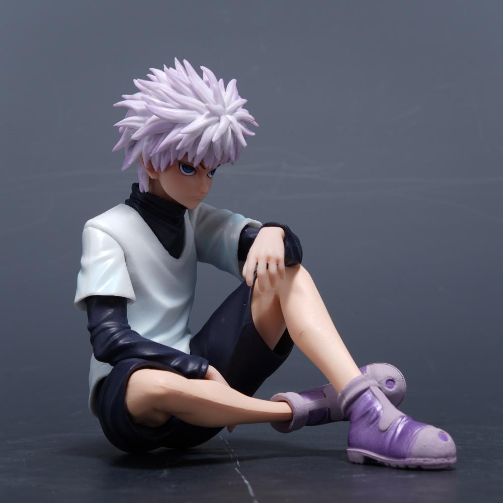 11cm/4.33in Anime Hunter Hunter Figure Gon Freecss Killua Zoldyck Action Figures Pvc Statue Collection Model Toys Gifts