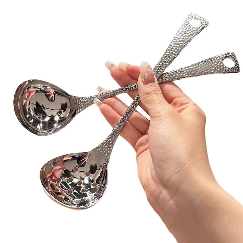 Ложка для супа из нержавеющей стали, глубокая ложка большой емкости, серебряная зеркальная полированная столовая посуда, суп, рис, домашняя кухонная посуда