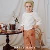 Девочкин топ Happyology с рюшами, вязаный, с длинным рукавом