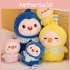 Cartoon Duck Pajama Plush Toy Pink Blue Stuffed Animals Girls Birthday Gift