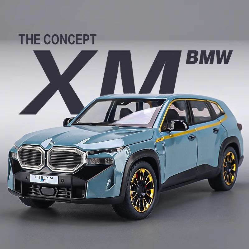 Масштаб 1/24 BMW XM Сплав Металл Литой Модель Автомобиля Литье Звук И Свет Детские Игрушки Подарок С Детскими Коллекциями Хобби Подарки
