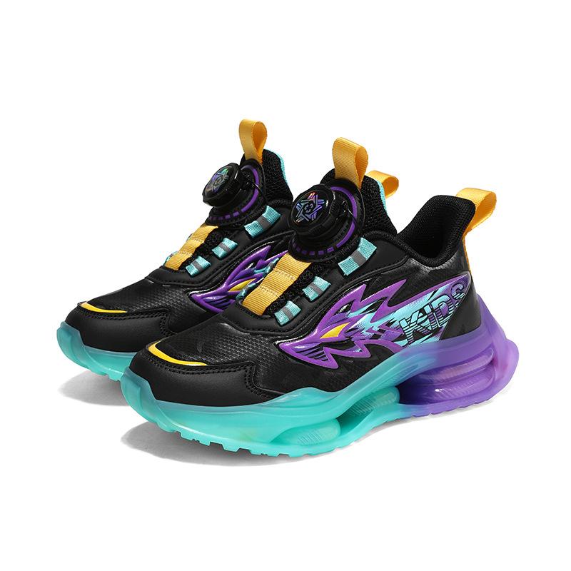 Girls' Sports Shoes 2025 Spring and Autumn Mesh Breathable Sports Shoes Boys' Lightweight Soft-soled Running Shoes Foreign Trade Spot