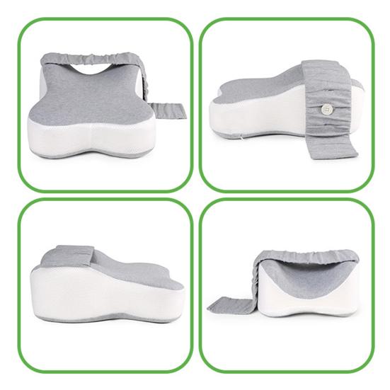 Комфортная подушка для коленей для спящих на боку, подушка для ног из пены с эффектом памяти для спины и бедер