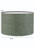 Практичная сменная головка торшера цвета хаки, зеленая ткань