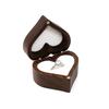 Ring Box Ultra-Light Item Storage Comfortable To Touch Love Heart Shaped Wedding Ring Box Jewelry Container for Home