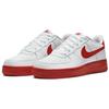 Nike Air Force 1 Low Белые с красной подошвой CV7663-102