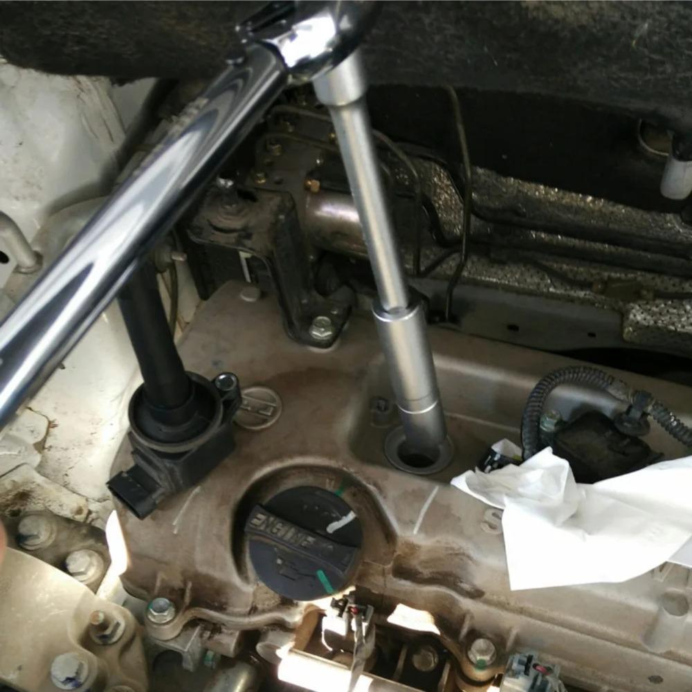 14mm 16mm Spark Plug Disassembly Tool Wrench Magnetic Socket 3/8 Inch 12 Point Rotation Wax Key 16mm Magnet Pull Out Spark Plug