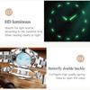 JINSHIDUN Brand Watch Heart Steel Automatic Mechanical Single Calendar Luminous Waterproof Women's Watch Women's Watch