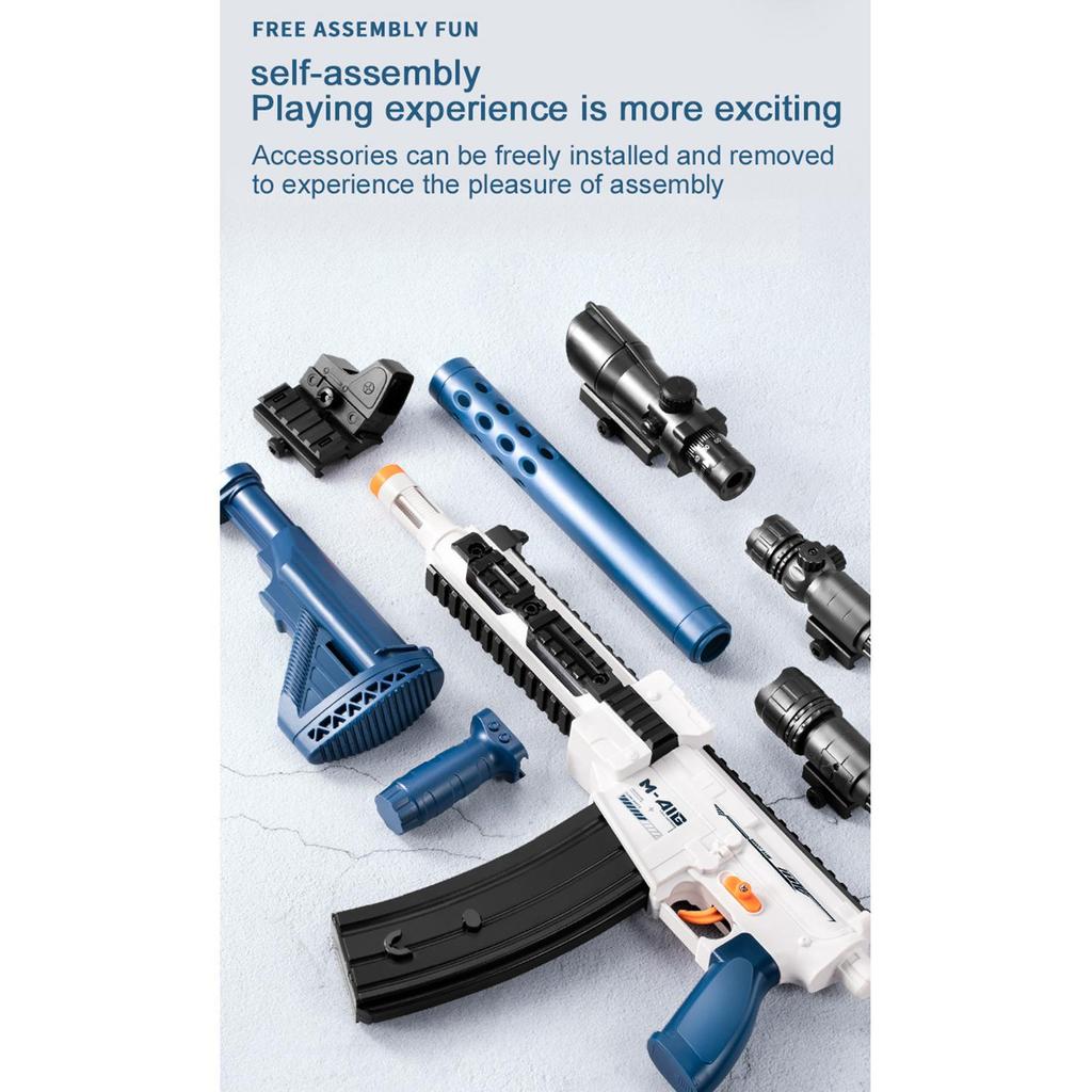 Детский игрушечный пистолет Мягкая пуля М416