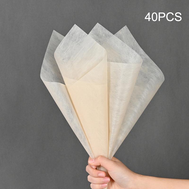 Упаковочная бумага для цветов, полупрозрачная молочно-хлопковая подкладочная бумага для флориста, упаковочная бумага для свадебного букета, мягкая красочная декоративная бумага