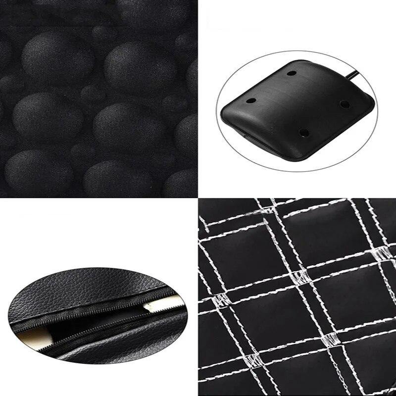 Электрический автомобиль, массажная подушка для поясничной поддержки, автомобильная подушка для шеи, сиденье, голова, шея, авто, подушка для спинки сиденья, подушка для талии, подголовник, безопасность