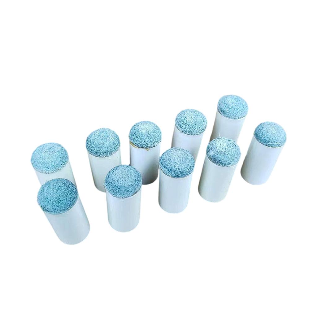 10Pcs Slip-on Billiards Cue Tips Protector Pool Cue Stick Replacement Cover Billiard Snooker Accessories Enduring