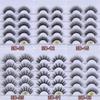 Flared Multi-styles Natural Long Criss-cross Eye Lash Extension 3D Faux Mink Hair False Eyelashes