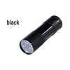 395nm 9-LED Purple UV Nail Curing Flashlight for Banknote Detection.