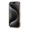 DENIOR A01 For iPhone 17 Pro Max Case Waxy Texture Genuine Cow Leather Electroplating Back Cover