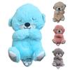 Musical Otter Plush Toy with Lullaby Soothing Sound Light Washable Breathing