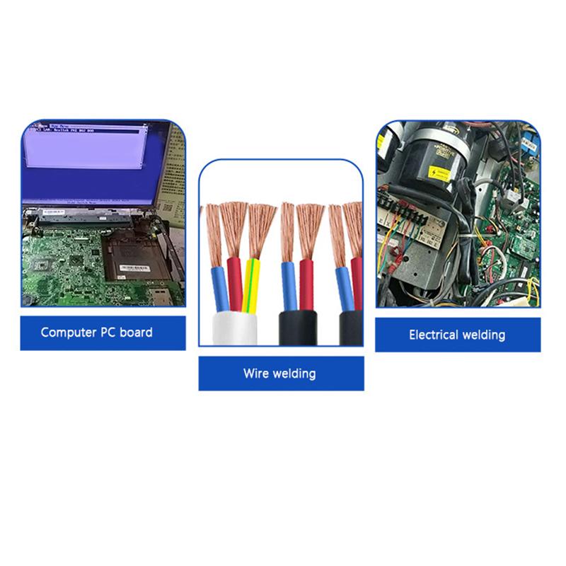 Флюс для паяльной пасты Низкотемпературная канифольная сварка Безотмывочный бессвинцовый высокочистый электрический паяльник Техническое обслуживание паяльника Масло для пайки