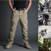 Men's Spring Summer Autumn Plus Size Tactical Pants Outdoor Multi-Pocket Wear Resistant Casual Training Pants