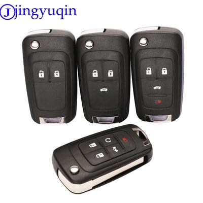 Jingyuqin 20p складной откидной корпус ключа для автомобиля Chevrolet Cruze Epica Lova Camaro Impala 2 3 4 5 кнопка HU100 Blade