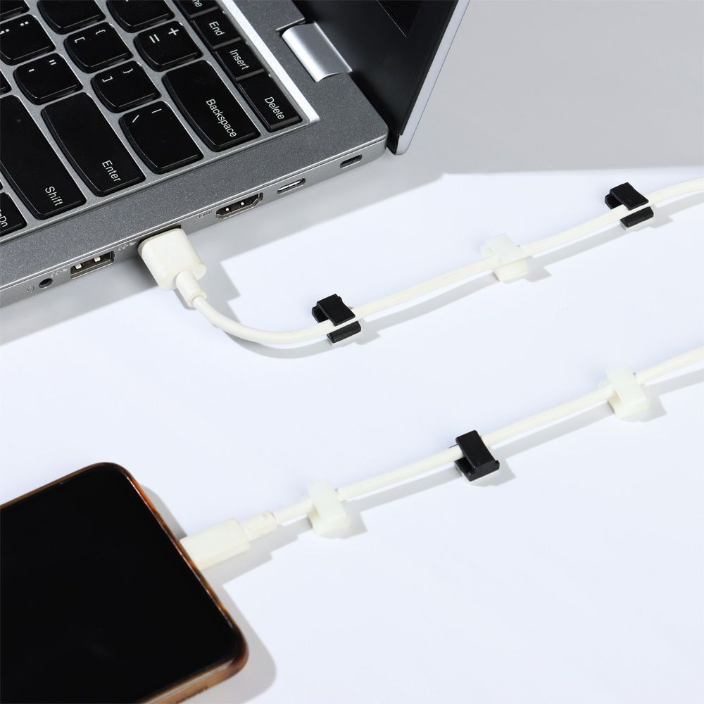 Supplies Wire Holder Organizer Table Desk Storage Cable Clips Self-adhesive Wire Tie Cable Clamp