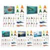 2025 Fishing Lure Advent Calendar 24-Day Countdown Box with Surprise Baits Holiday Countdown Decor Christmas Gift for Men Boys Anglers