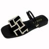 2025 Spring and Summer New Fairy Style Flat Sandals with Skirt Temperament New Versatile Sandals