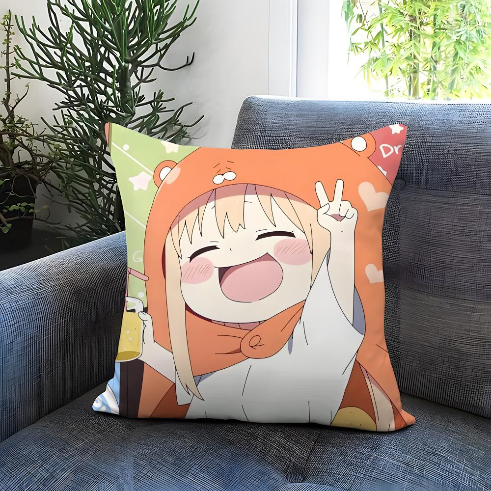 H-HHimouto! Чехол для подушки Umaru-chanSS Удобный двусторонний чехол для подушки Идеально подходит для автомобиля, дивана, спальни и не только