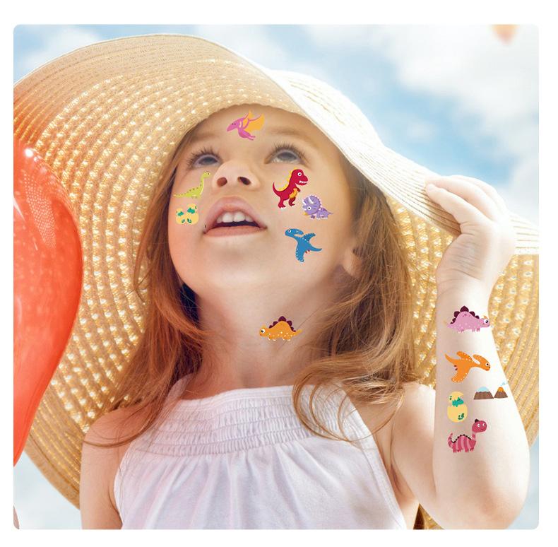 Мультяшный водонепроницаемый детский набор наручных часов INS Tattoo Sticker Little Fresh 10 шт. набор наклеек игрушка милое лицо ручной работы